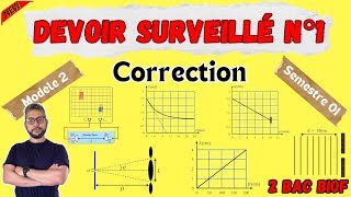 Devoir surveillée n°1 S1  Correction  modèle 2  2 BAC BIOF  الفرض المحروس رقم 1 الدورة 1 [upl. by Gnov]