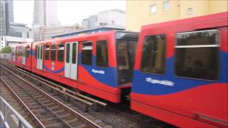 London DLR  Docklands Light Railway  TFL  רכבת קלה  Bahn [upl. by Millan517]