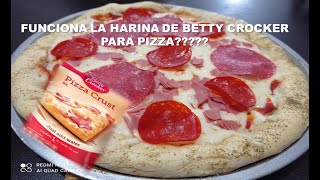 HARINA PARA PREPARAR PIZZA BETTY CROCKER FUNCIONA [upl. by Andaira221]