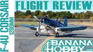 F4U Corsair 1200MM LX  Flight Review  Warbird amp Military  RCINFORMER [upl. by Agan]