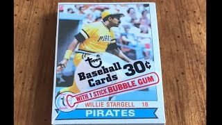 1979 Topps baseball card cello pack rip [upl. by Arac]