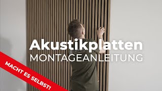 Wie installiere ich Akustikplatten ❓ Montageanleitung 🔨  Lameo [upl. by Ehrlich]