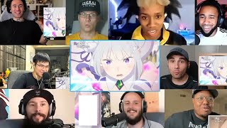 ReZero Season 3 Trailer 2 Reaction mashup [upl. by Aehtna]