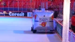 Ice resurfacer of the 2013 IIHF Icehockey world championship [upl. by Rramahs429]