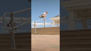 Extreme Footbag Stunt Over a Railing Down the STAIRS [upl. by Notlit]