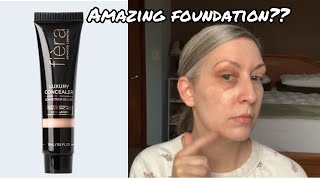 Fiera Cosmetics Luxury Concealer review demo first impression over 40 makeup [upl. by Aeslahc664]