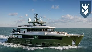 Cantiere delle Marche 111 Explorer Yacht Walk Through Video [upl. by Aissac524]