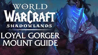 Loyal Gorger MOUNT Guide  Shadowlands [upl. by Anima]