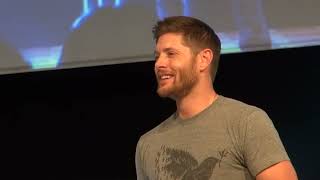 Jensen Ackles and Misha Collins Sunday Full Panel quotJus in Belloquot Supernatural Convention 2015 [upl. by Angelique386]