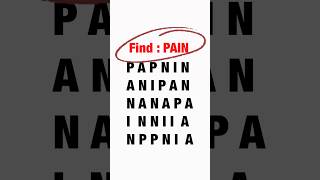 Find the Word of “ PAIN “  Check Vision Online [upl. by Ameline]