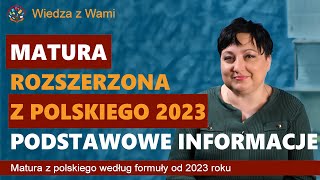 Matura rozszerzona z języka polskiego 2023 i 2024 [upl. by Sisi]