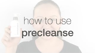 How to use PreCleanse  Dermalogica [upl. by Ahseekan]