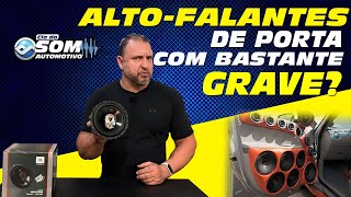 Alto falantes de porta com muito grave subwoofer woofer somautomotivo carrobaixo [upl. by Foley]