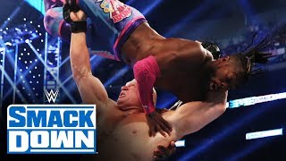 Kofi Kingston vs Brock Lesnar SmackDown Oct 4 2019 [upl. by Ellevel]