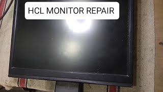 hcl monitor power problem  monitor repair in hindi [upl. by Venola]