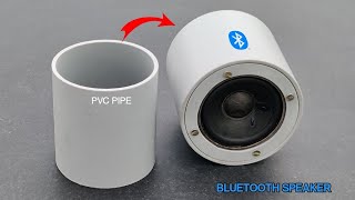 Making Homemade Bluetooth Speake Using PVC Pipe [upl. by Nosreh885]