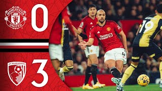 Man Utd 03 Bournemouth  Match Recap [upl. by Ailedo]