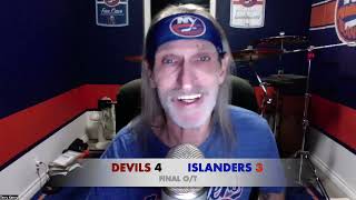 DEVILS 4 ISLANDERS 3 OT ANOTHER BLOWN LEAD [upl. by Ynaffi162]