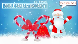 🎅 ക്രിസ്തുമസ് അപ്പൂപ്പന്റെ വടി 🍭 മിഠായി ആണോ Edible Santa Candy Stick shorts [upl. by Adeehsar]