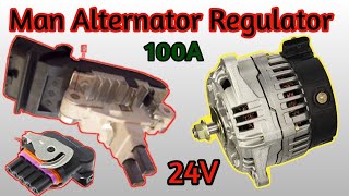 Truck Alternator Restoration amp Full Guide  Engine Alternator Wiring Connection 24v [upl. by Yenterb]