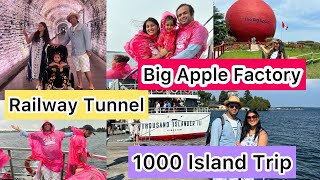 1000 Island Trip  Brockville Railway Tunnel  Big Apple Pie Factory  1000 Island Day Road Trip [upl. by Accever]