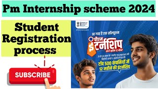 PM Internship scheme Registration process  how to do registration by students   full details [upl. by Ennahtur]