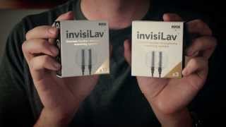 Hide your lavalier mic with the RØDE invisiLav [upl. by Casilde]