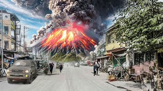 Giant volcano Kanlaon erupts in the Philippines Mass Evacuations and Moments of Fear [upl. by Merta238]