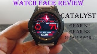 Watch Face Wednesday  Urarity Catalyst Review Gear S3 Gear Sport Gear S2 [upl. by Elleiand815]