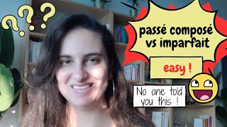 How to USE the PASSÉ COMPOSÉ and the IMPARFAIT  frenchlesson [upl. by Gamaliel]