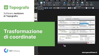 Topografo  Modulo T Trasformazione di coordinate [upl. by Dyan114]