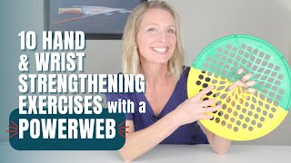 10 Hand and Wrist Strengthening Exercises with a PowerWeb™ Follow Along Workout [upl. by Aronoh]