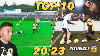 TOP 10 GOL più BELLI su YOUTUBE ITALIA 2023 REAZIONE [upl. by Alimac]