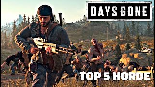 Days Gone  Horde Combat Gameplay Top 5 Horde [upl. by Nodnelg]