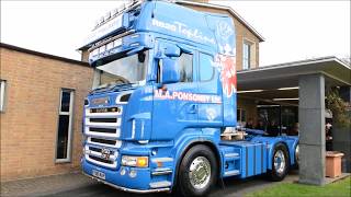 Funeral of trucker Larry Clayton at Bushbury Crematorium [upl. by Riffle]