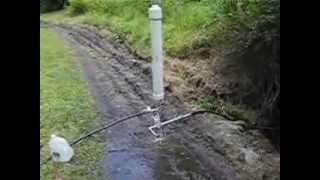 Ram pump  Pump water uphill without electric off grid [upl. by Bergess]