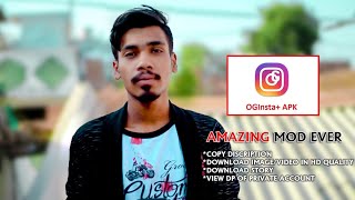 OG INSTA MOD FULL REVIEW IN HINDI  HOW TO DOWNLOAD PRIVATE ACCOUNT DP [upl. by Heywood351]