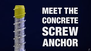 Screw Anchor Specifications  Allfasteners Australia [upl. by Renrut]