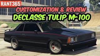 Declasse Tulip M100 Customization amp Review  GTA 5 Online  Drug Wars DLC [upl. by Lunette]