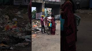 Giving Clothes to Random Poor Person  పేదవారికి బట్టలు ఇచ్చాను trending youtubeshorts [upl. by Hewet]