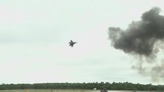 NAS Oceana air show shows off highflying stunts to show off STEM education [upl. by Nuhsal638]