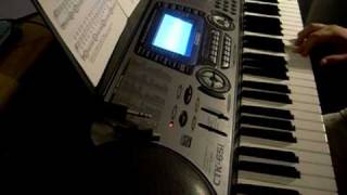 Ode to joy played on casio keyboard 8 beat rhythm [upl. by Bose591]