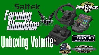 Unboxing volante Saitek Farming Simulator steering wheel Pure Farming [upl. by Jeannie]