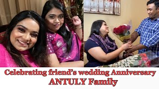 Friend’s Wedding Anniversary Vlog॥Tabassum Apu amp Saif Bhaiay’s 7th wedding anniversary॥ANTULY Family [upl. by Sandeep]