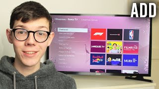 How To Add Apps On Hisense TV  Full Guide [upl. by Ivonne471]