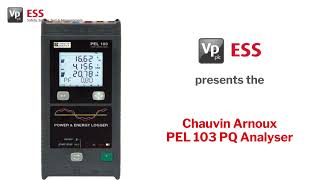 Chauvin Arnoux PEL 103 PQ Analyser [upl. by Aileme]