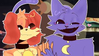 dogday x catnap be like  animation smiling crittersnot ship reactions toquotcringe shipquotmoon amp Sun [upl. by Coffin146]