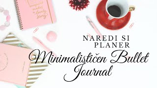 Naredi sam PLANER Minimalist Bullet Journal [upl. by Haras]