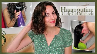 Haarpflege Routinen Locken  Welliges Haar  Curly Girl amp Bowl Method [upl. by Hserus]