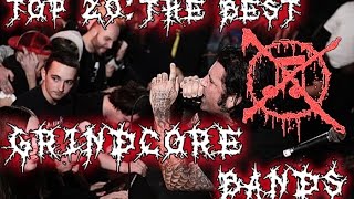 Top 20 The Best GRINDCORE Bands [upl. by Aihsiek]